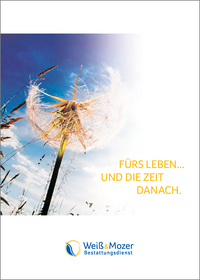 Cover der Hausbroschüre von Weiß & Mozer